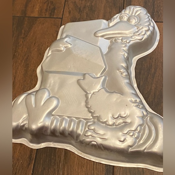 Vintage Wilton Cookie Monster Big Bird Cake Pan Aluminum Sesame Street Muppets - Picture 5 of 9